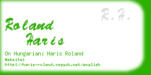 roland haris business card